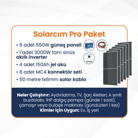 Solarcım Pro Solar Paket